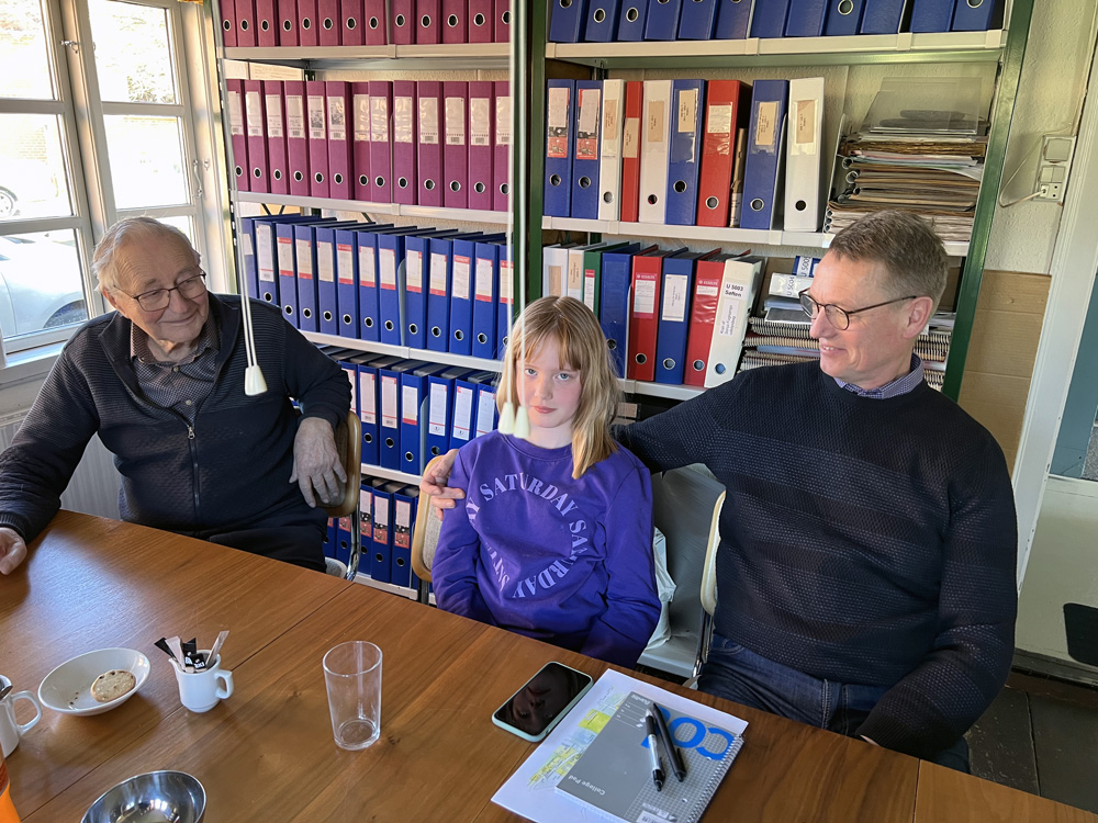 Jørgen, Katrine og Børge - Søften Nyt - Foto: Anders Godtfred-Rasmussen.