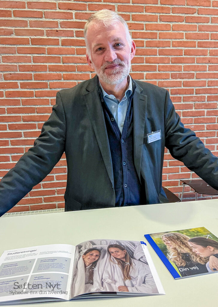 Billedet viser Morten Schytte Caspersen, der er rektor på Favrskov Gymnasium. Foto: Anders Godtfred-Rasmussen - Søften Nyt.