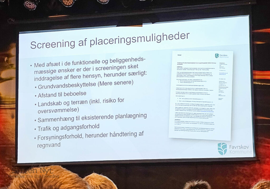 Screening af placering af ny genbrugsplads.